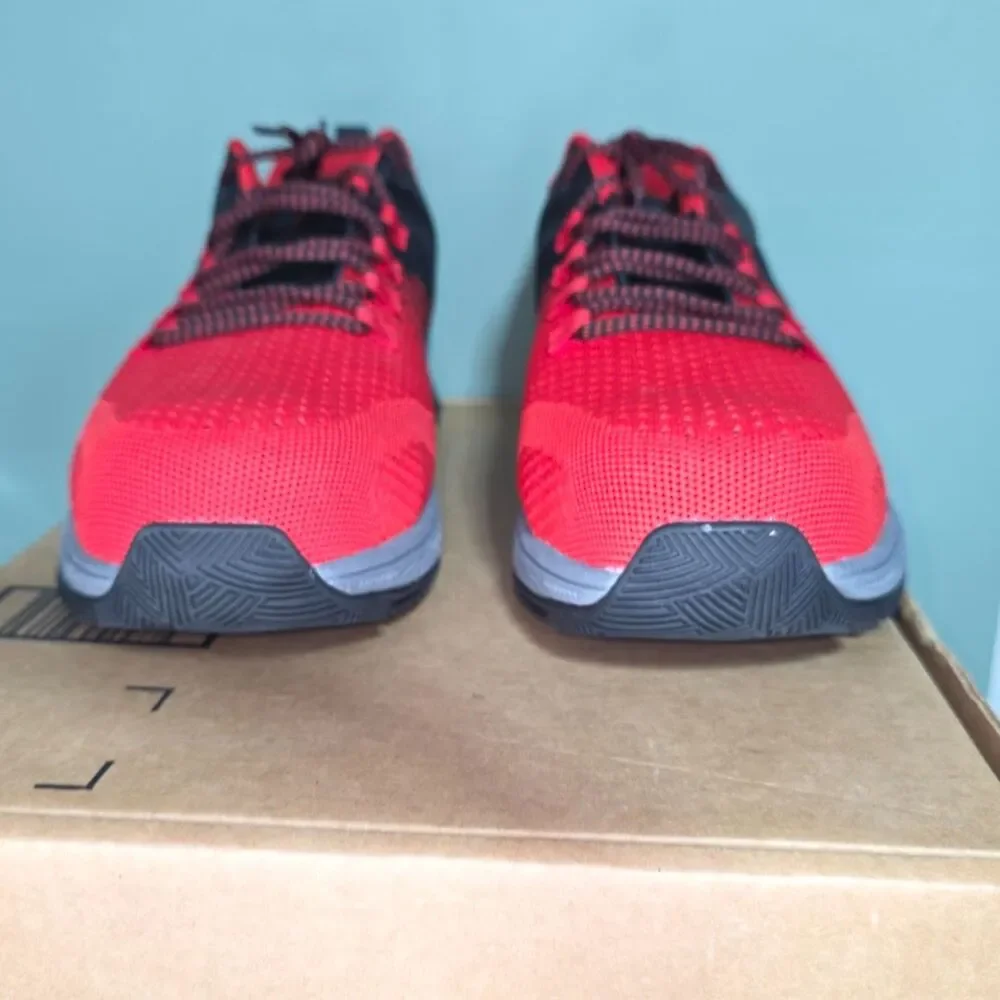 Thorogood Men's AST Low work sneaker in a red and black Size: 14 M